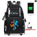 Unisex Game Portal 2 Cosplay Cartoon Laptop School Bag