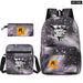 Unisex Gta5 3pcs Grand Theft Auto Kids Casual School Bag