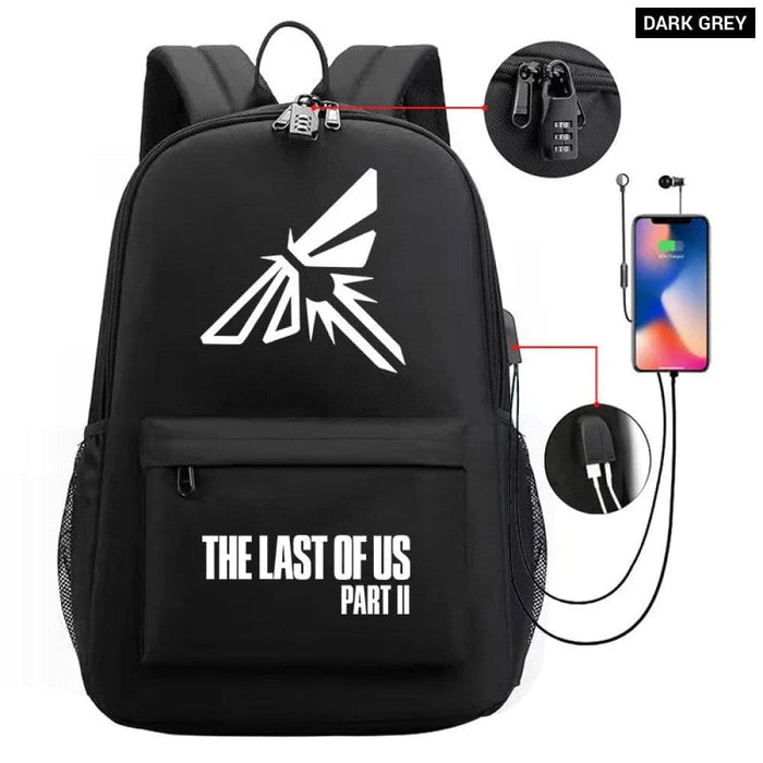 Unisex the Last of us Usb Charging An-ti Lost Kids School