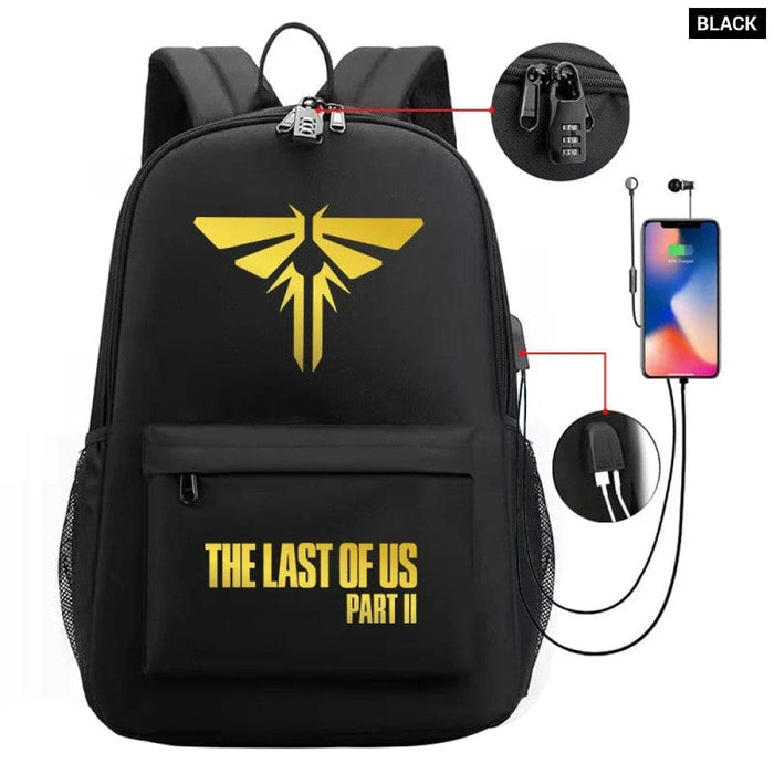Unisex the Last of us Usb Charging An-ti Lost Kids School