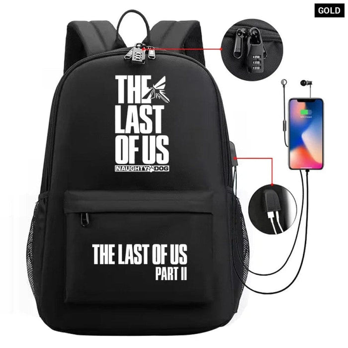 Unisex the Last of us Usb Charging An-ti Lost Kids School
