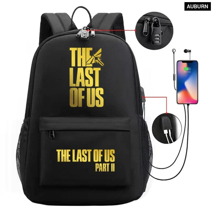 Unisex the Last of us Usb Charging An-ti Lost Kids School