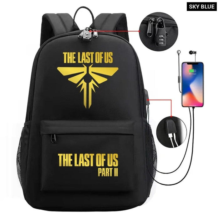 Unisex the Last of us Usb Charging An-ti Lost Kids School