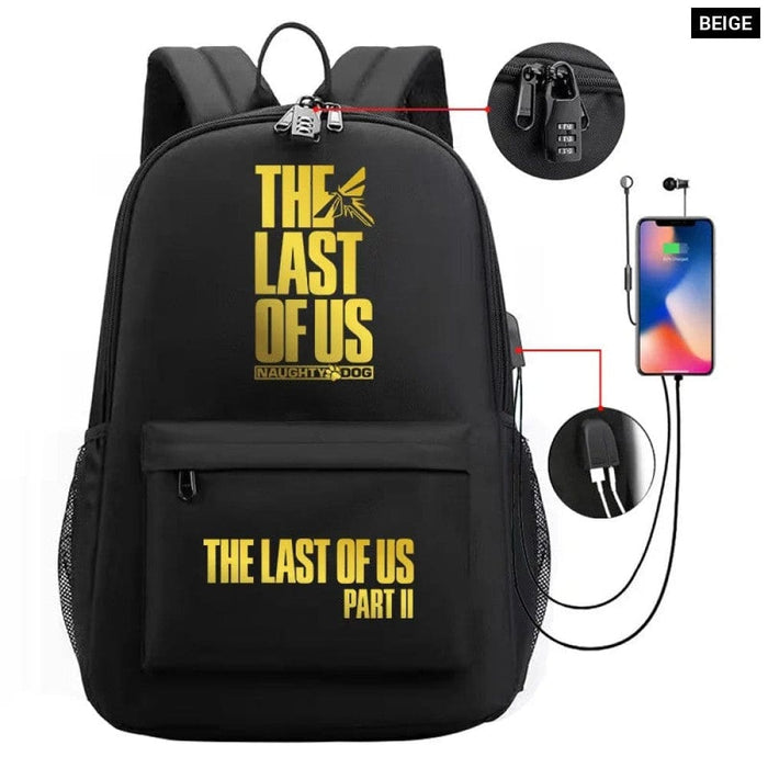 Unisex the Last of us Usb Charging An-ti Lost Kids School