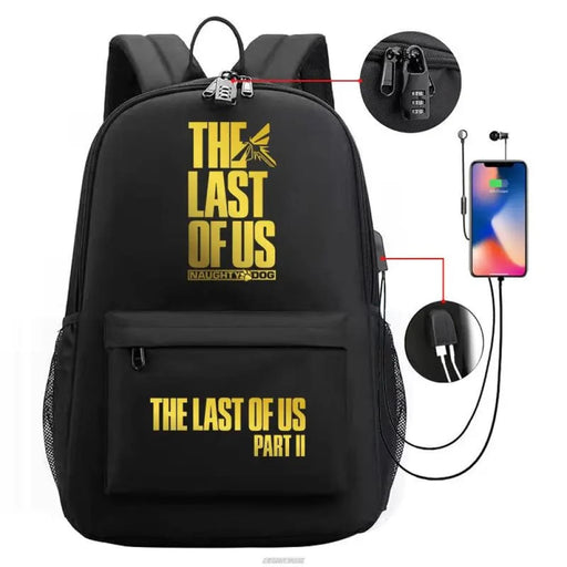 Unisex the Last of us Usb Charging An-ti Lost Kids School