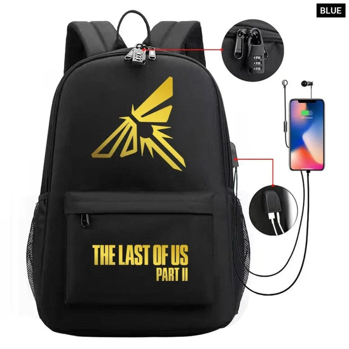 Unisex the Last of us Usb Charging An-ti Lost Kids School