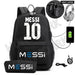Unisex Messi 16 Inch Laptop Oxford School Bag