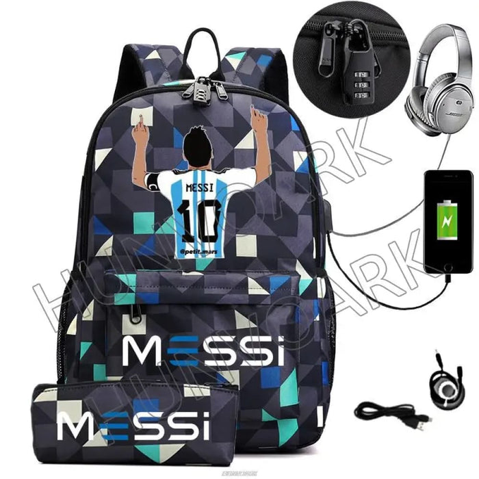 Unisex Messi Casual Computer 15.6 Inch Laptop Light Anti
