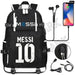 Unisex Messi Usb Charging 15.6 Inch Waterproof Laptop