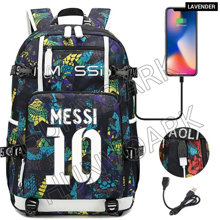 Unisex Messi Usb Charging 15.6 Inch Waterproof Laptop