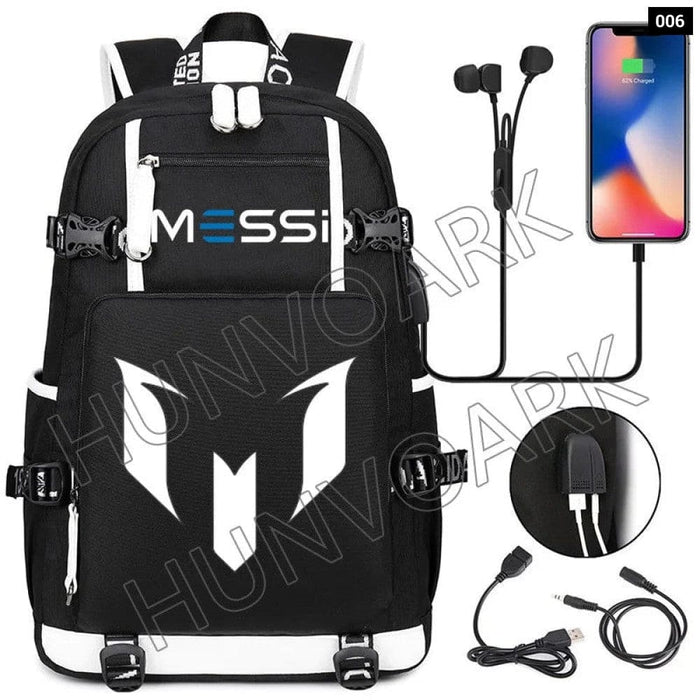 Unisex Messi Usb Charging 15.6 Inch Waterproof Laptop