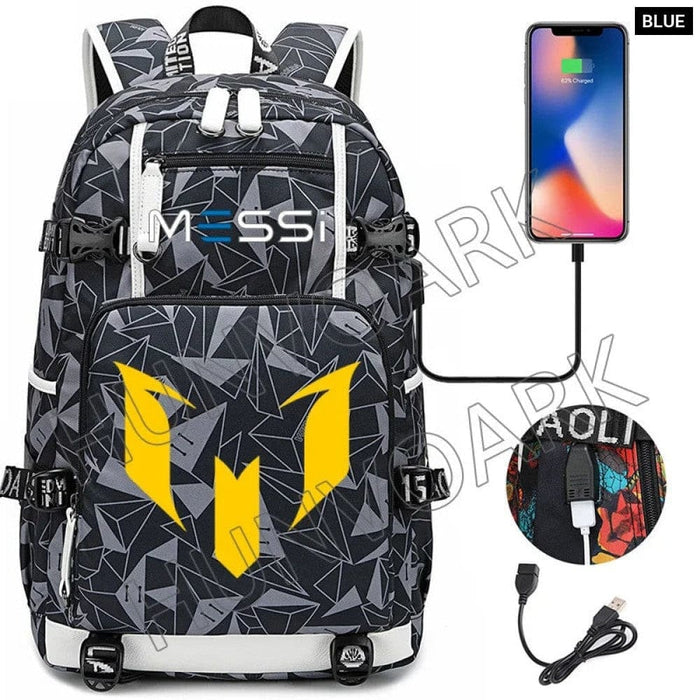 Unisex Messi Usb Charging 15.6 Inch Waterproof Laptop