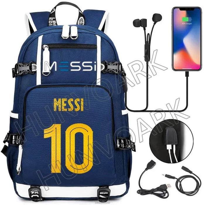 Unisex Messi Usb Charging 15.6 Inch Waterproof Laptop