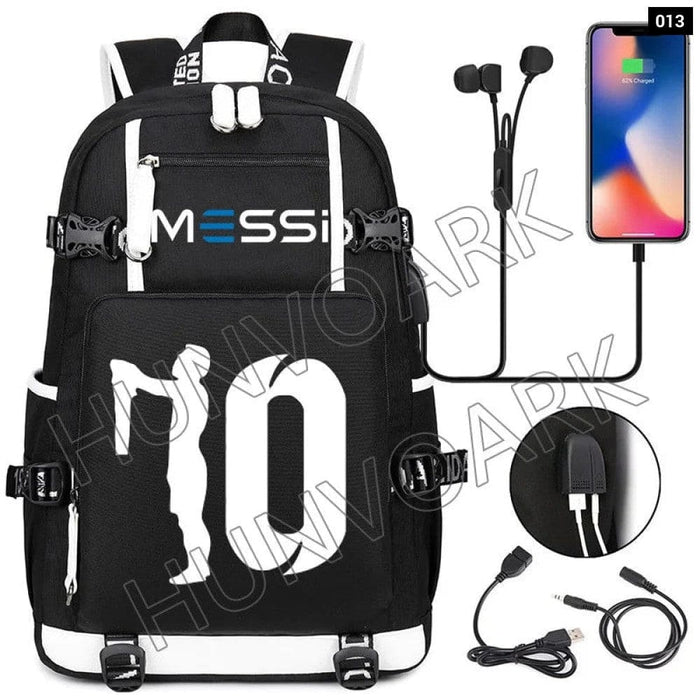 Unisex Messi Usb Charging 15.6 Inch Waterproof Laptop