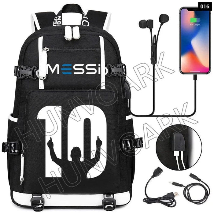 Unisex Messi Usb Charging 15.6 Inch Waterproof Laptop