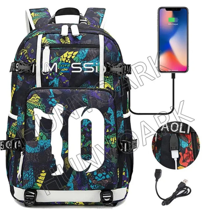 Unisex Messi Usb Charging 15.6 Inch Waterproof Laptop
