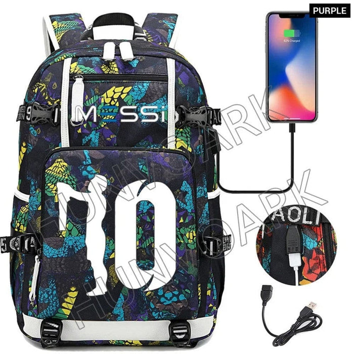 Unisex Messi Usb Charging 15.6 Inch Waterproof Laptop