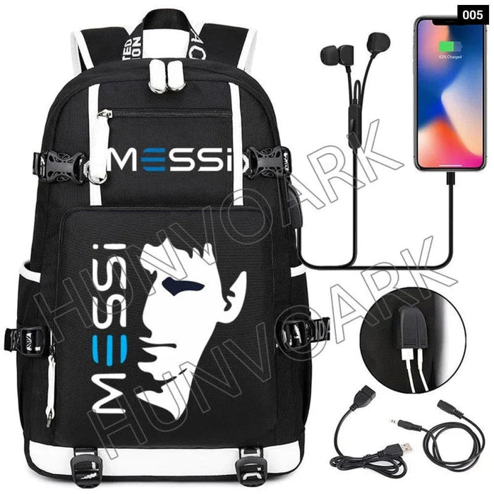 Unisex Messi Usb Charging 15.6 Inch Waterproof Laptop