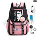 Unisex Messi Usb Charging Laptop School Bag for High Kids