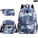 Unisex Messie 3pcs Large Capacity High Laptop School Bag