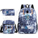 Unisex Messie 3pcs Large Capacity High Laptop School Bag