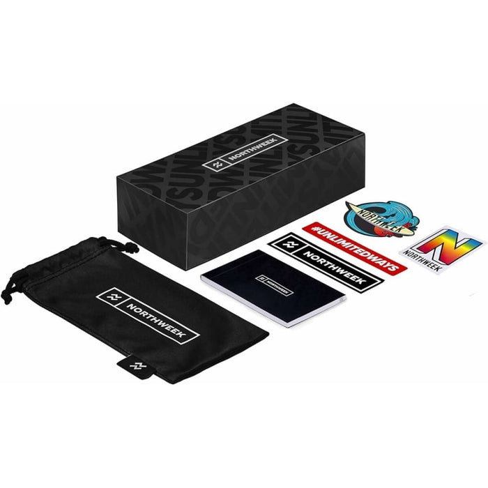 Unisex Sunglasses by Northweek Wall Gradiant 45 Mm Pink