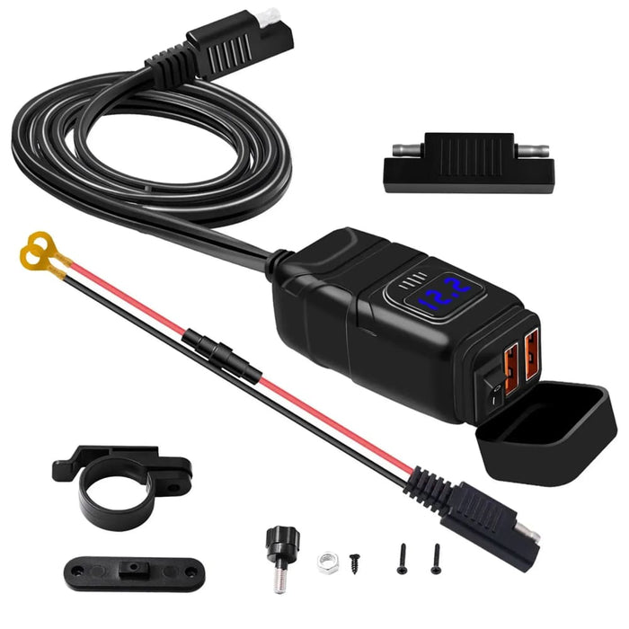 Universal 12v Motorcycle Usb Charger 3.0