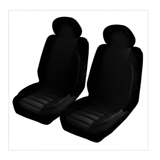 Universal Comfort Plus Front Seat Covers Size 30 35 Black