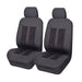 Universal Front Seat Covers Size 30 35 Black Fury