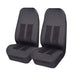 Universal Fury Front Seat Covers Size 60 25 Black