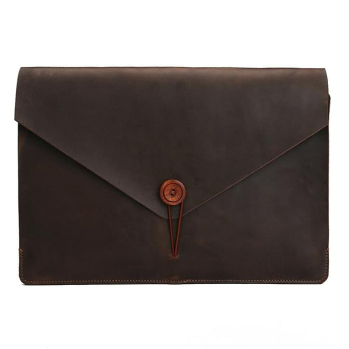 Universal Genuine Leather Business Laptop Tablet Bag For 12