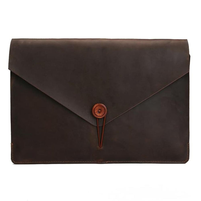Universal Genuine Leather Business Laptop Tablet Bag