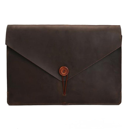 Universal Genuine Leather Business Laptop Tablet Bag