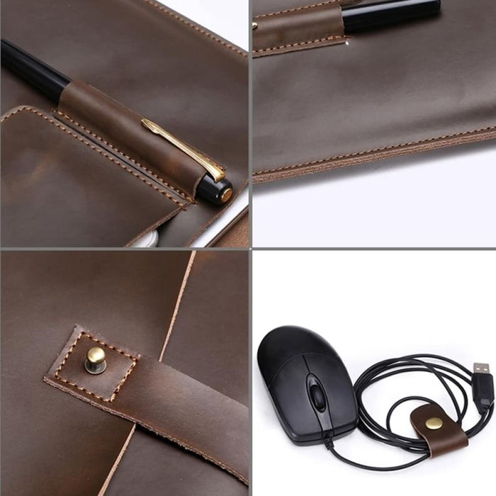 Universal Genuine Leather Business Power Adapter Laptop