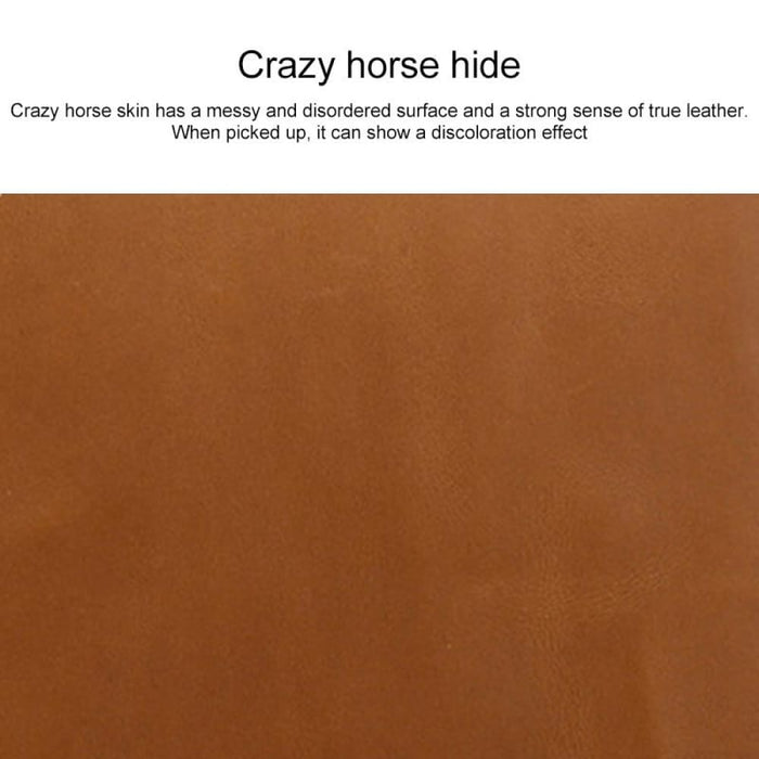 Universal Genuine Leather Business Zipper Laptop Tablet Bag