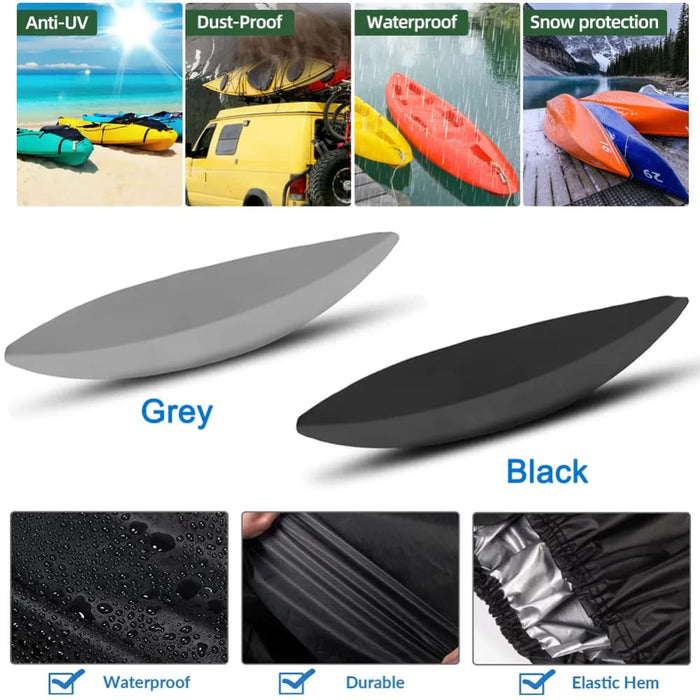 Universal Kayak Cover Canoe Boat Waterproof Uv Rain