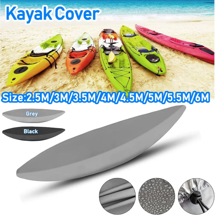 Universal Kayak Cover Canoe Boat Waterproof Uv Rain
