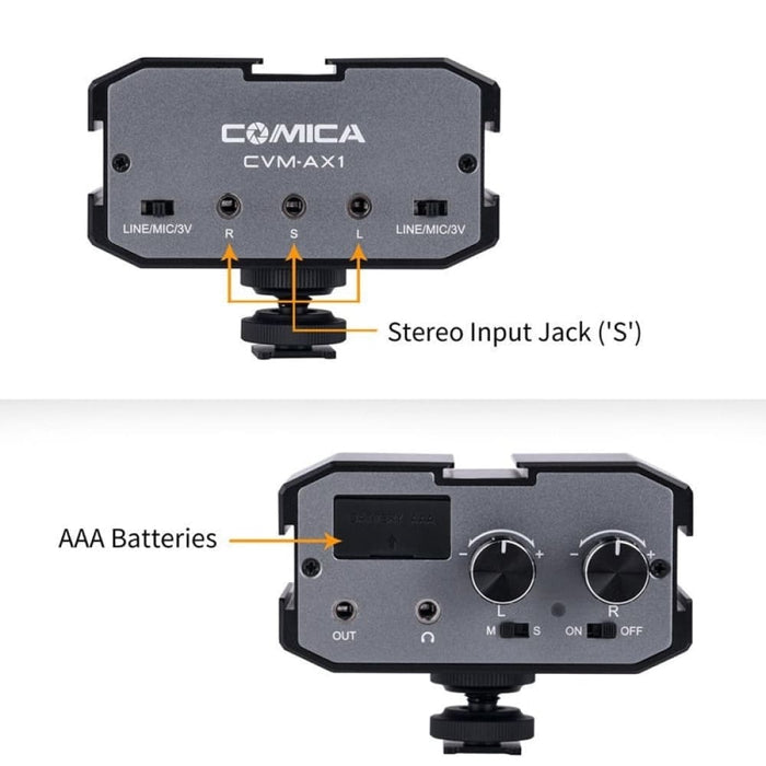 Ax1 Universal Microphone Audio Adapter Mixer Preamplifier