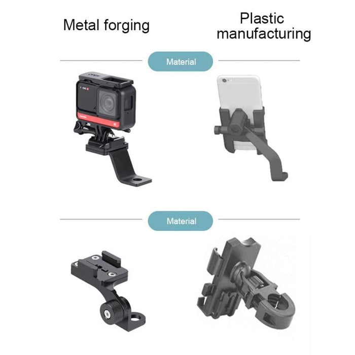 Universal Motorcycle Handlebar Alloy Phone Bracket