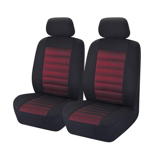 Universal Opulence Front Seat Covers Size 30 35 Red