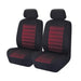 Universal Opulence Front Seat Covers Size 30 35 Red