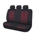 Universal Opulence Rear Seat Covers Size 06 08s Red