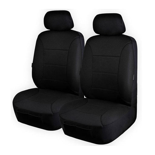 Universal Platinum Front Seat Covers Size 30 35 Black
