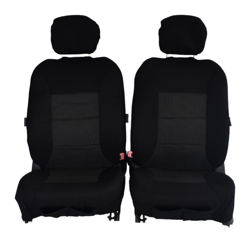 Universal Premium Front Seat Covers Size 30 35 Black