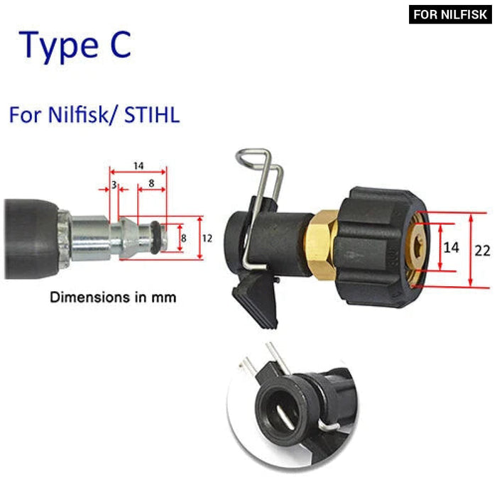 Universal Pressure Washer Hose Converter