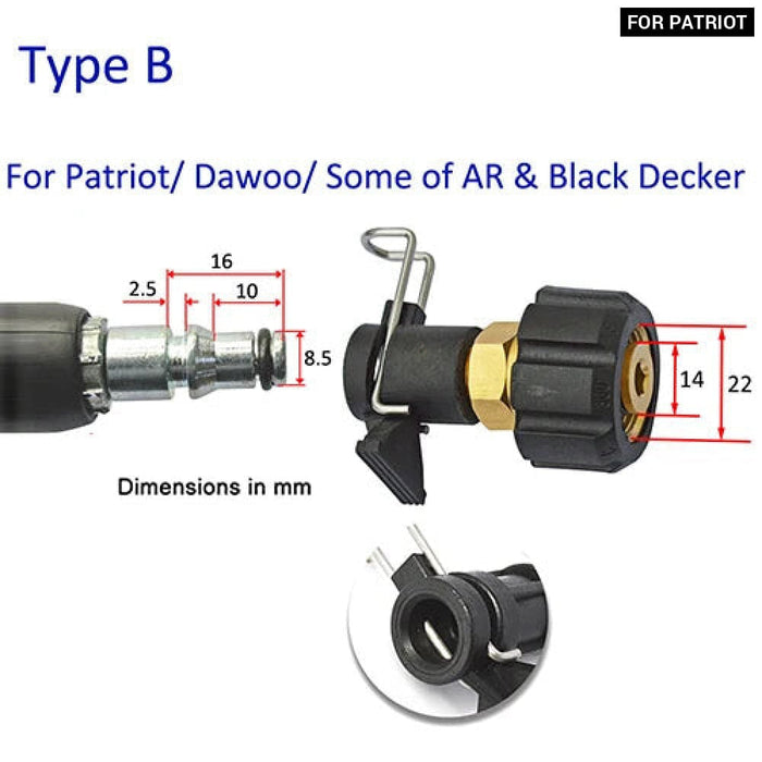 Universal Pressure Washer Hose Converter