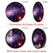 Universe Space Galaxy Print Wall Clock Non Ticking Starry