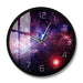 Universe Space Galaxy Print Wall Clock Non Ticking Starry