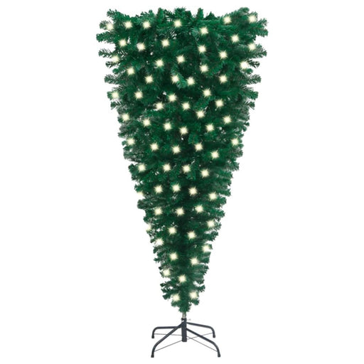 Upside - down Artificial Christmas Tree With Leds 150 Cm