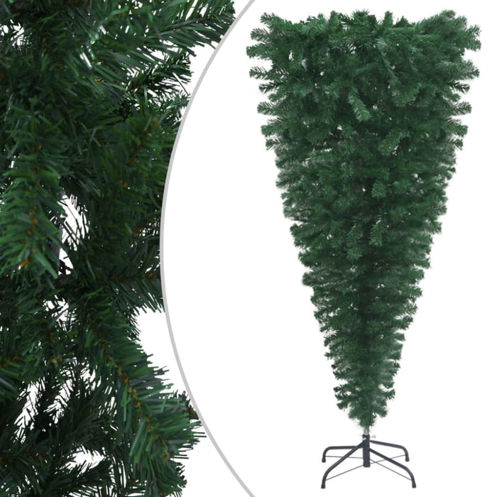 Upside-down Artificial Christmas Tree With Leds 180 Cm